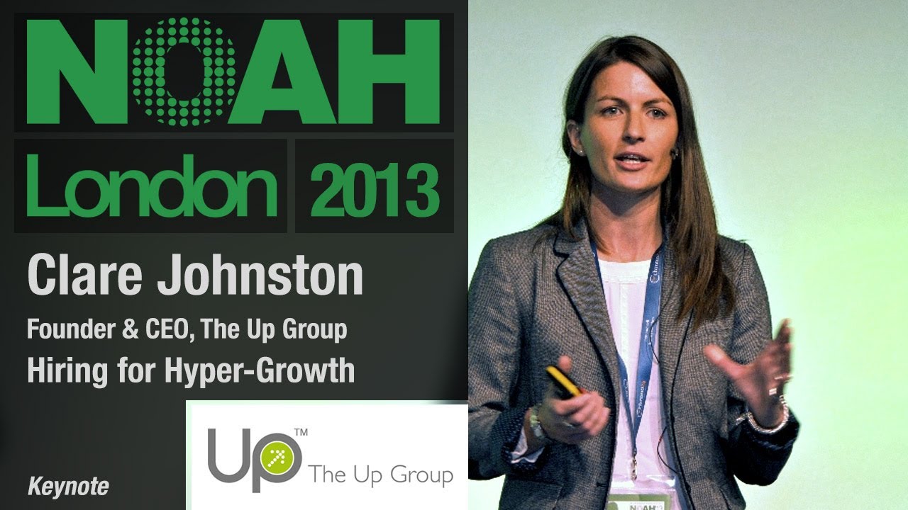 Clare Johnston - CEO, The Up Group - NOAH13