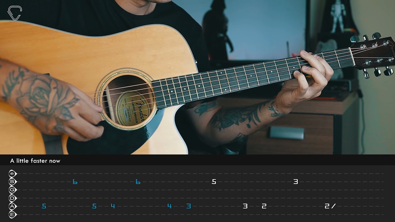 Lund - Broken (Acoustic guitar tabs - Perfect for begginers)