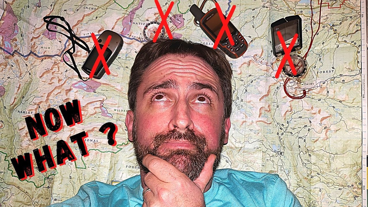 Find the trail when LOST--no compass, map, or GPS