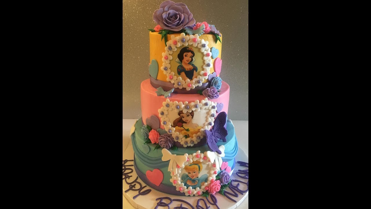 Disney Princesses Cake #1 |Disney Cakes Ideas | DIY & How to