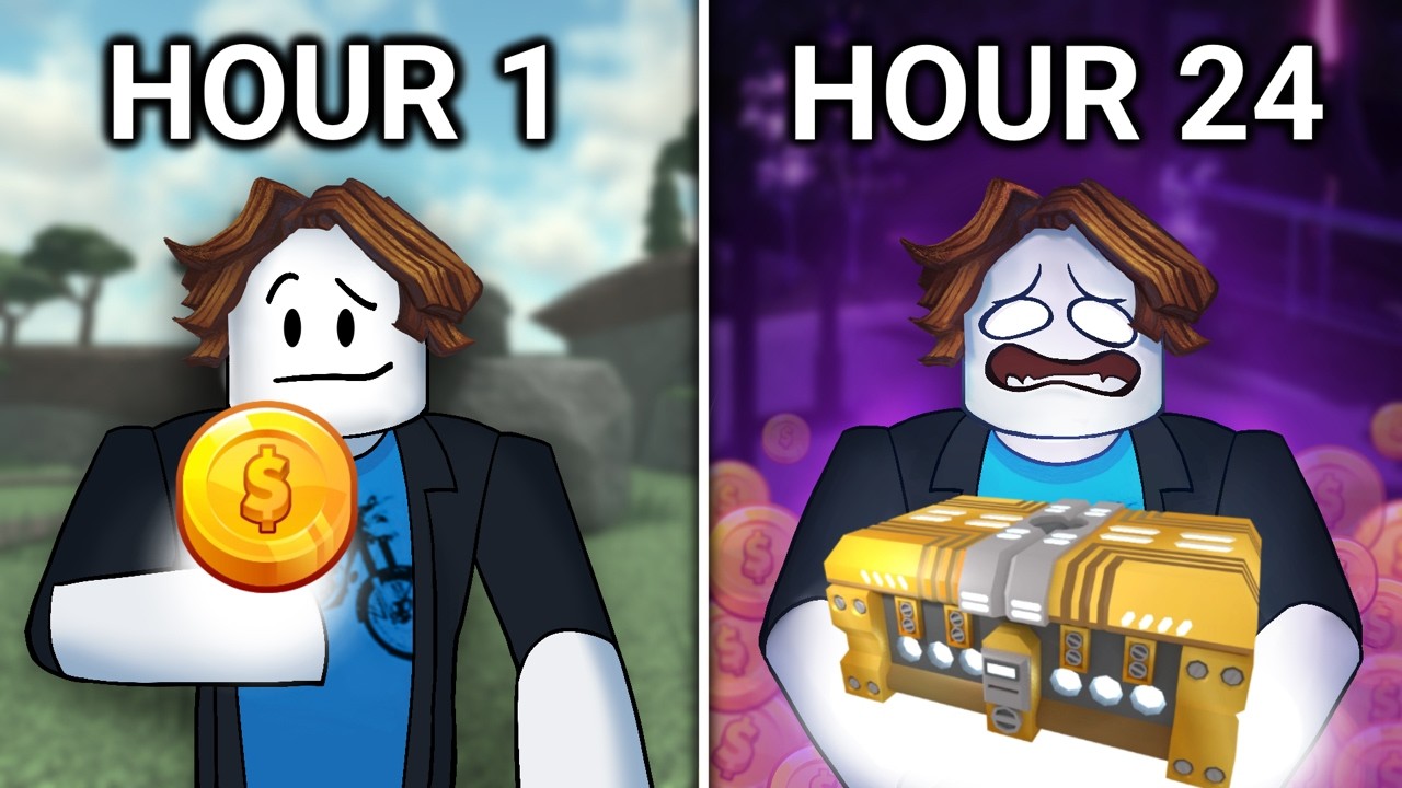 I Spent 24 HOURS in Roblox Tower Defense Simulator for my Final Golden Crate