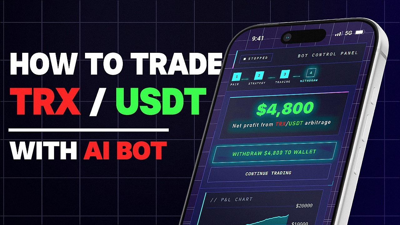 AI TRON Arbitrage Bot 2026: Live Demo &ndash; How to Trade TRX & Make Passive Profits!