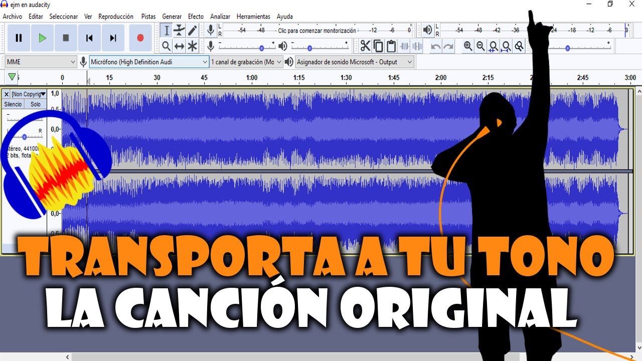Cómo CAMBIAR el TONO de una CANCIÓN en AUDACITY | Sube o Baja la Tonalidad según tu registro