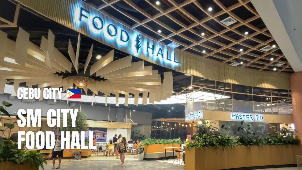 🇵🇭 [4K] The New and Aesthetic Food Hall of SM City Cebu | Walking Tour | Philippines