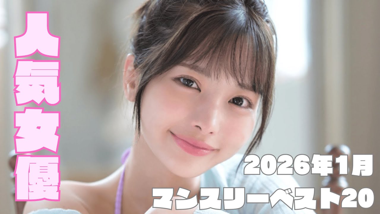 2026年1月 人気女優マンスリーランキングベスト20
