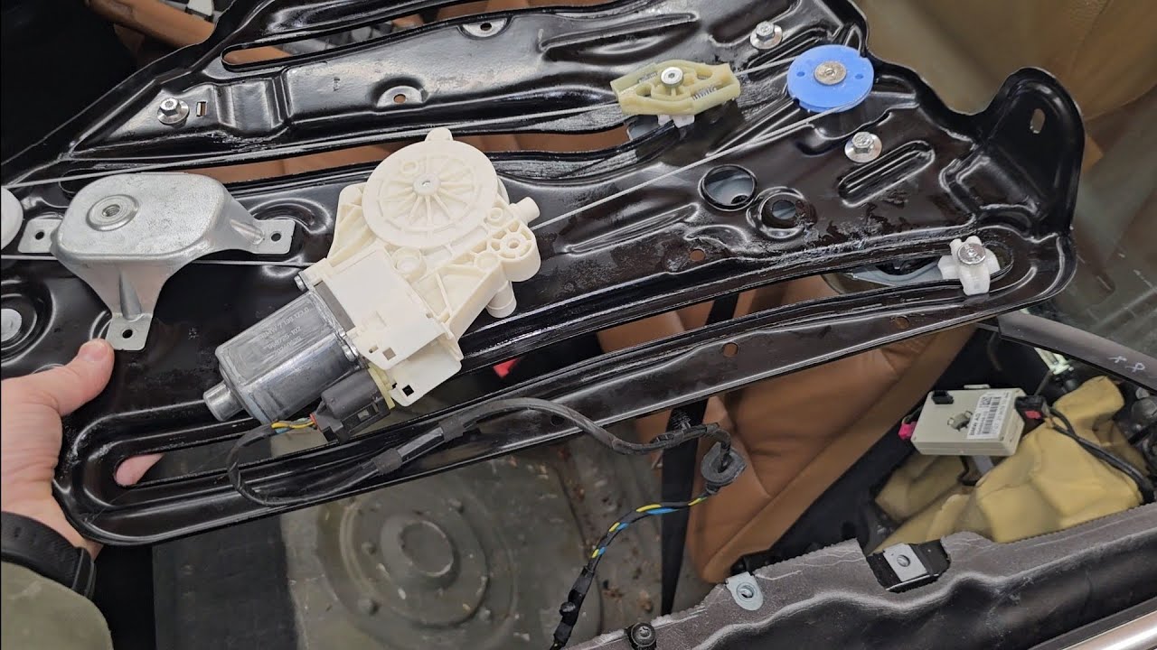 BMW E93 Teil 2, Fensterheber hinten links einbauen, Fensterheber ohne Funktion, 3er Cabrio hardtop