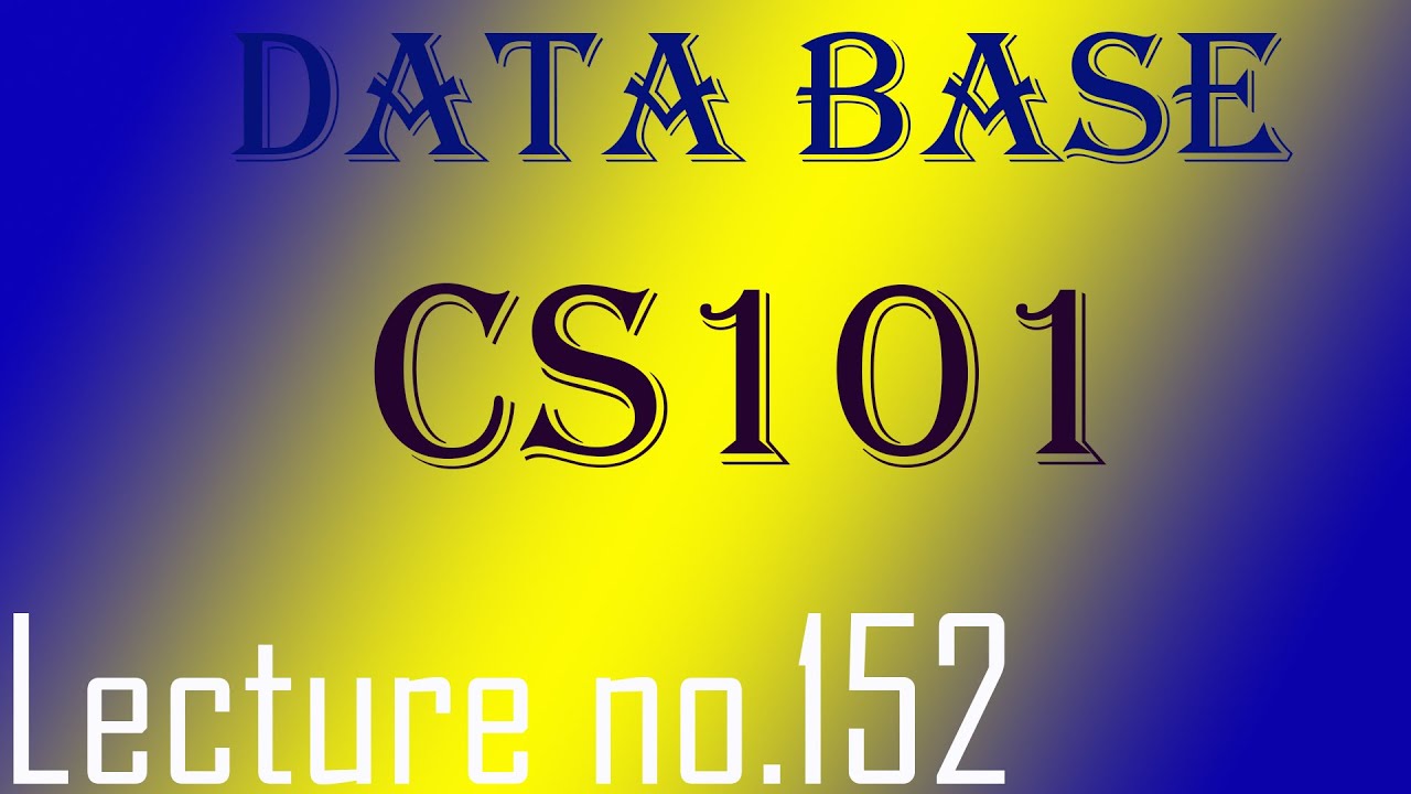 Cs101 short lecture no.152  Module no.152/ introduction to computing in (urdu/Hindi)
