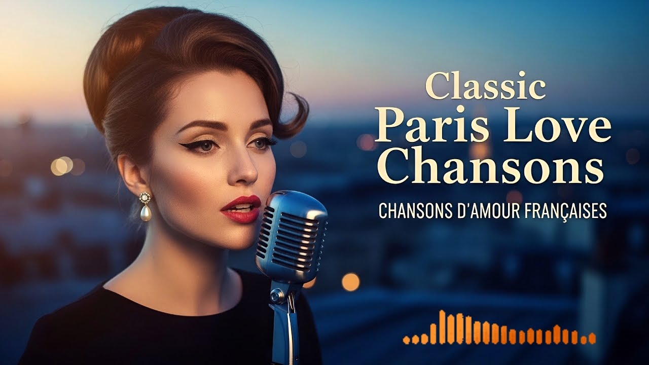 Classic Paris Love Chansons | Letters Never Spoken | Midnight Paris Calm