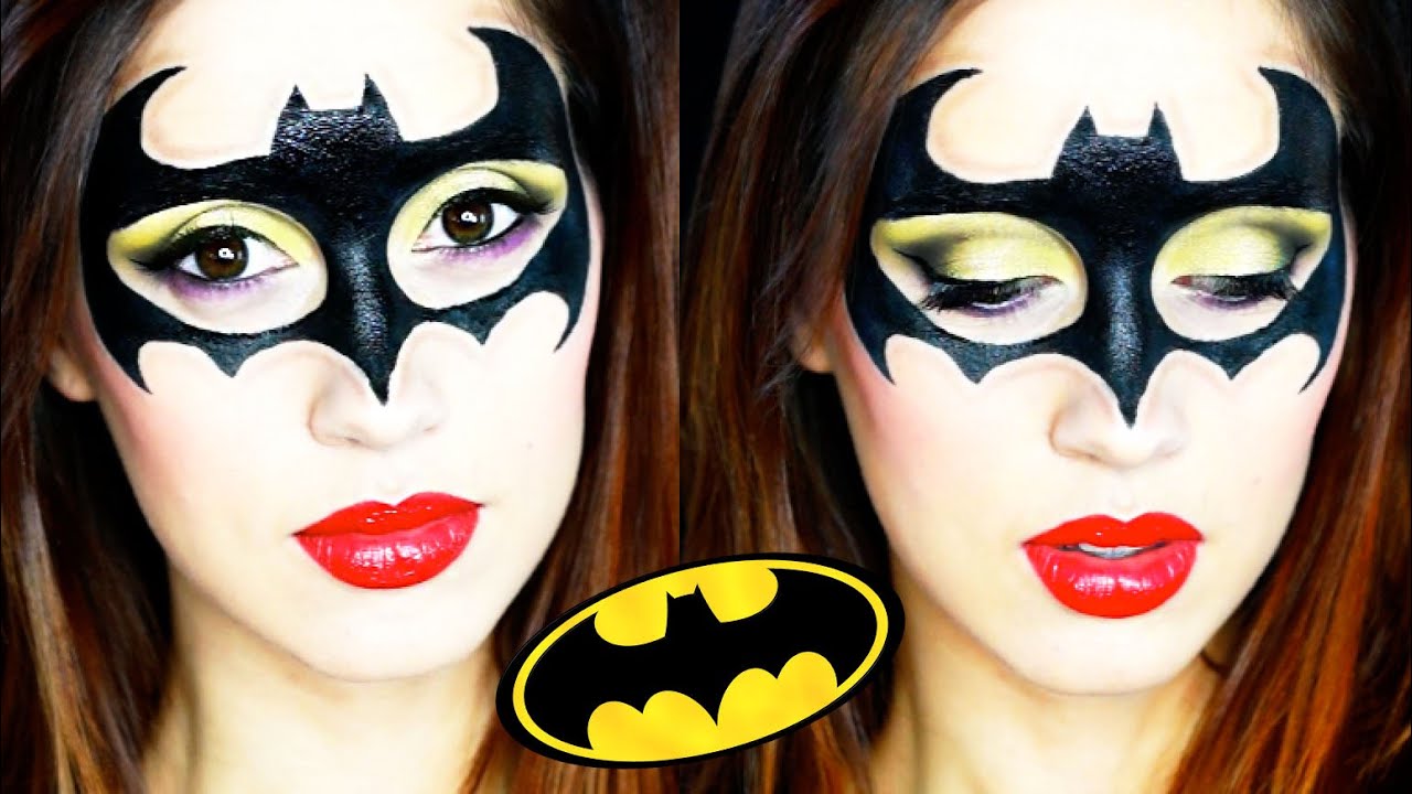 Batgirl Halloween Makeup Tutorial 2015
