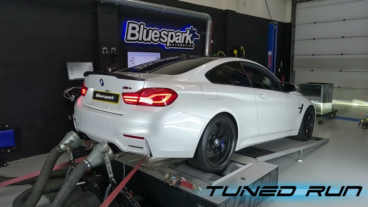 BMW M4 Competition 3.0 444bhp/450ps Dyno Test with Bluespark Tuning Box