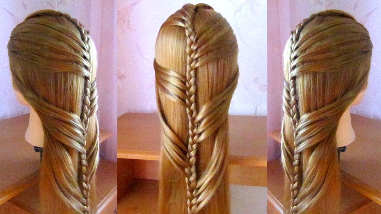 ✨Tuto coiffure facile cheveux longs /tresse simple et rapide  ✨Coiffure pour fille