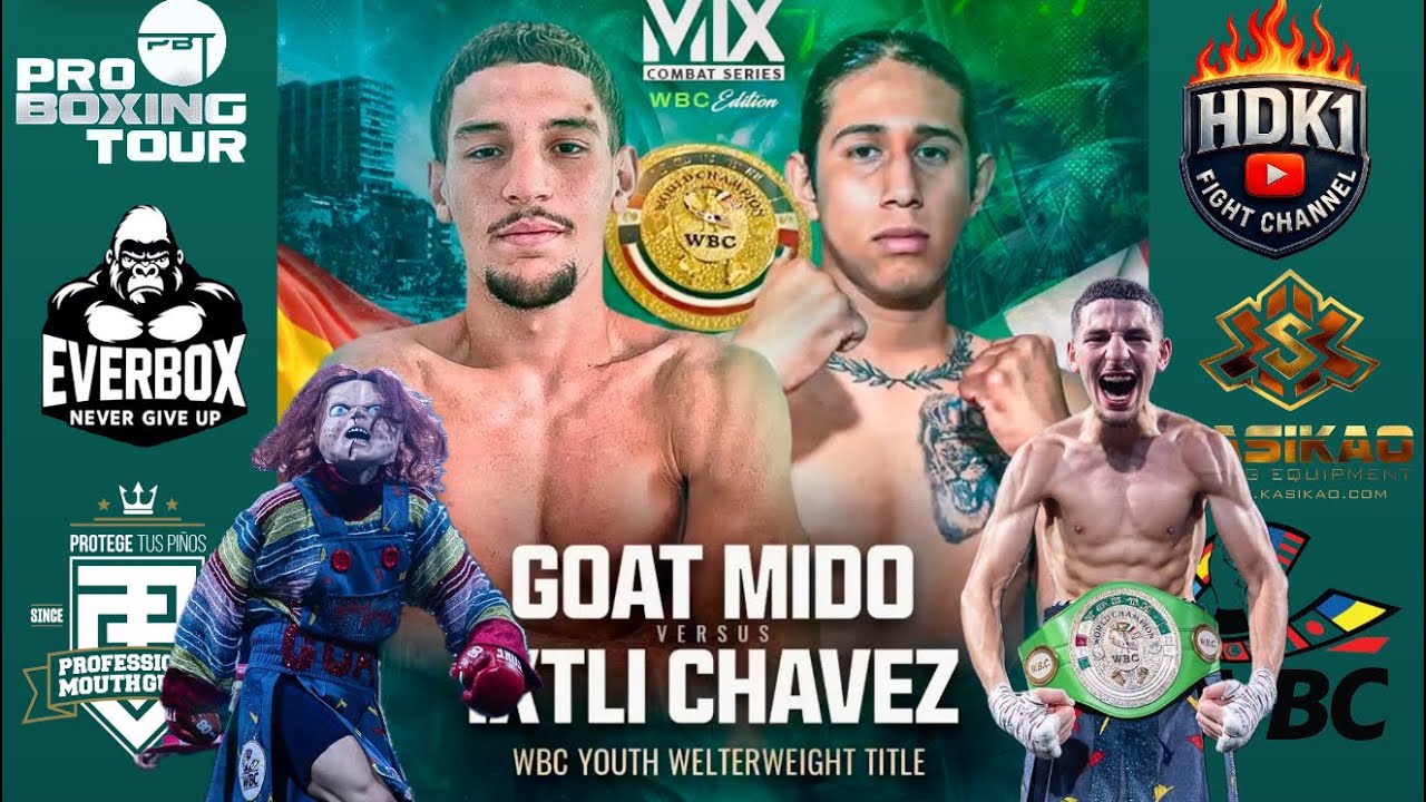 &iexcl;Guerra por el T&iacute;tulo Mundial WBC Youth! Alberto Ixtli Ch&aacute;vez vs Mohammed &ldquo;GOAT Mido&rdquo; Pelea Completa