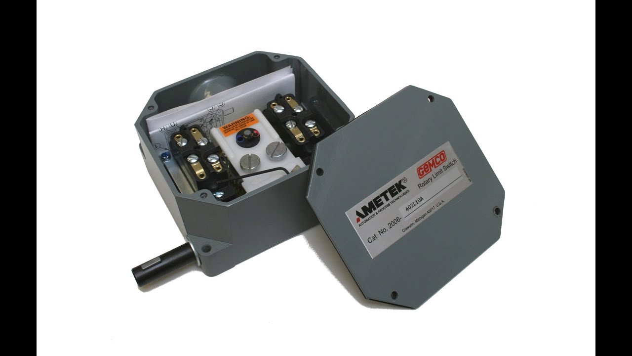 Adjusting a Gemco 2006 Series Rotary Limit Switch
