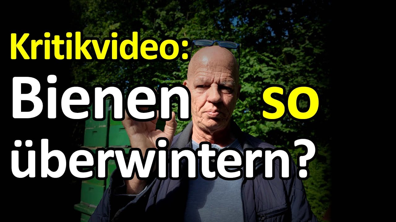 Kritikvideo - Futter - So überleben Bienen den Winter! Stimmt das? Oder Vorsicht Märchen-Erzähler?
