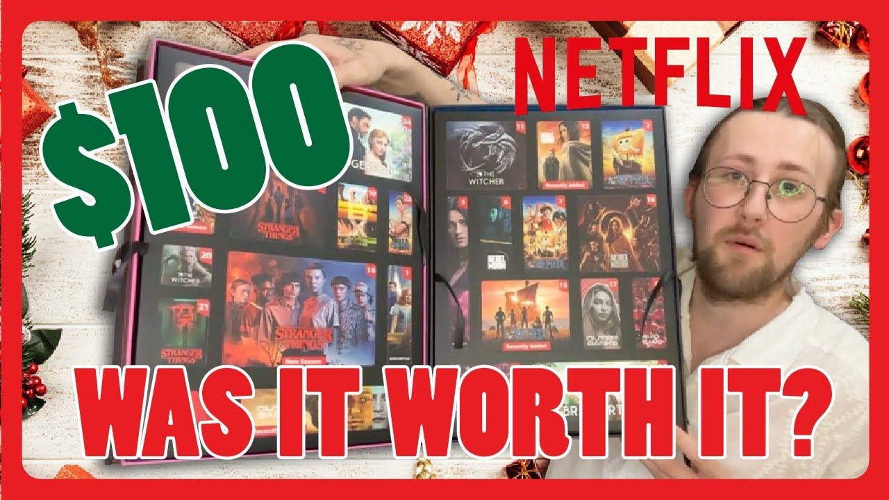 Is the Netflix 2024 Advent Calendar WORTH $100?!