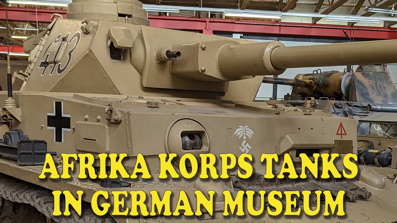 Afrika Korps tanks in German Panzermuseum