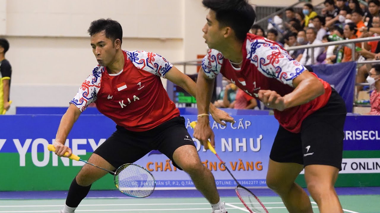 MD Sabar GUTAMA/Moh Reza Pahlevi ISFAHANI vs REN Xiang Yu/TAN Qiang  | Vietnam Open 2022 Badminton