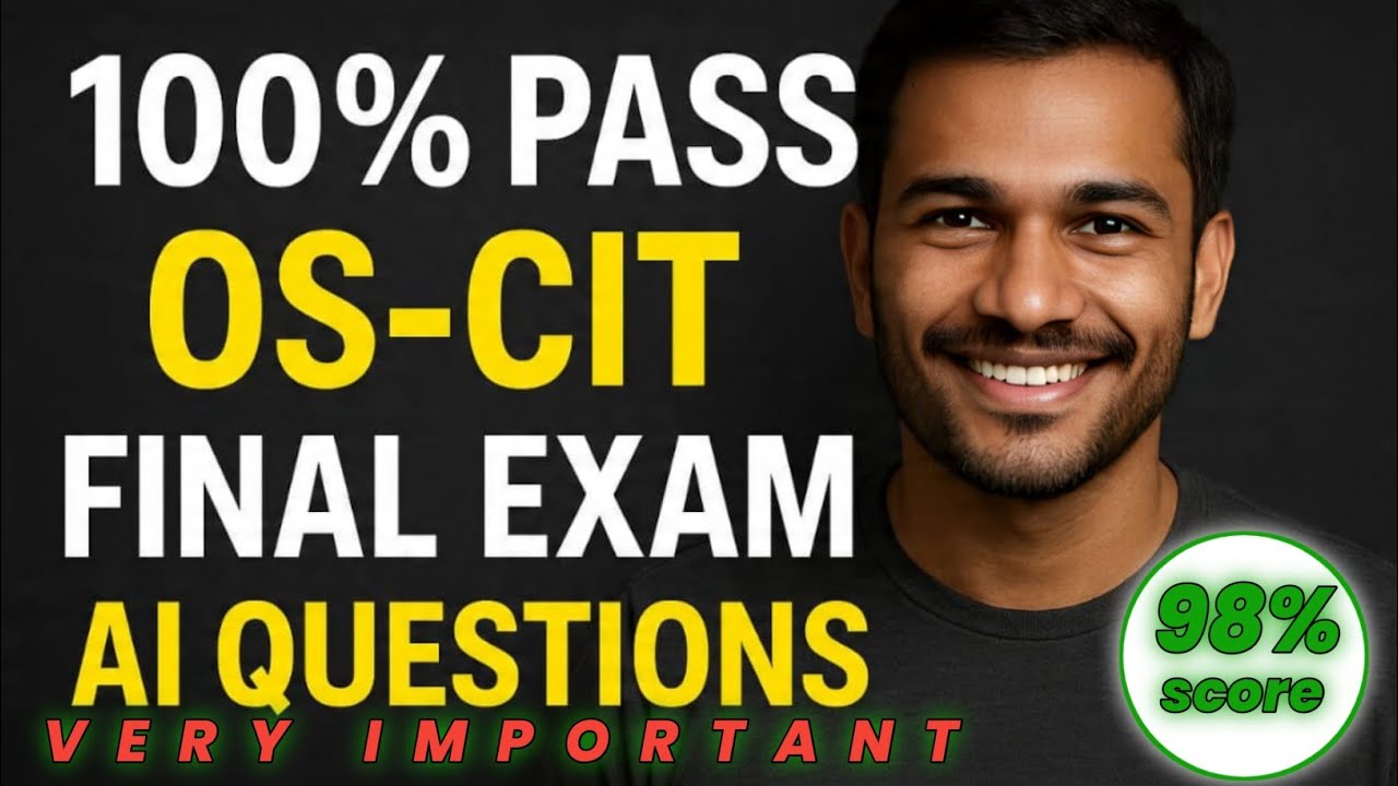 Part 1✅ OS-CIT Final Exam July 2025