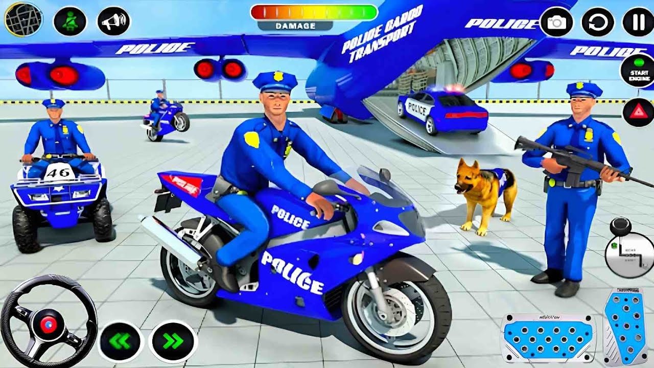 Us Police Car Chase Multi-Storey - Real Cop Cars Driving Simulator 3D - Andriod Gameplay