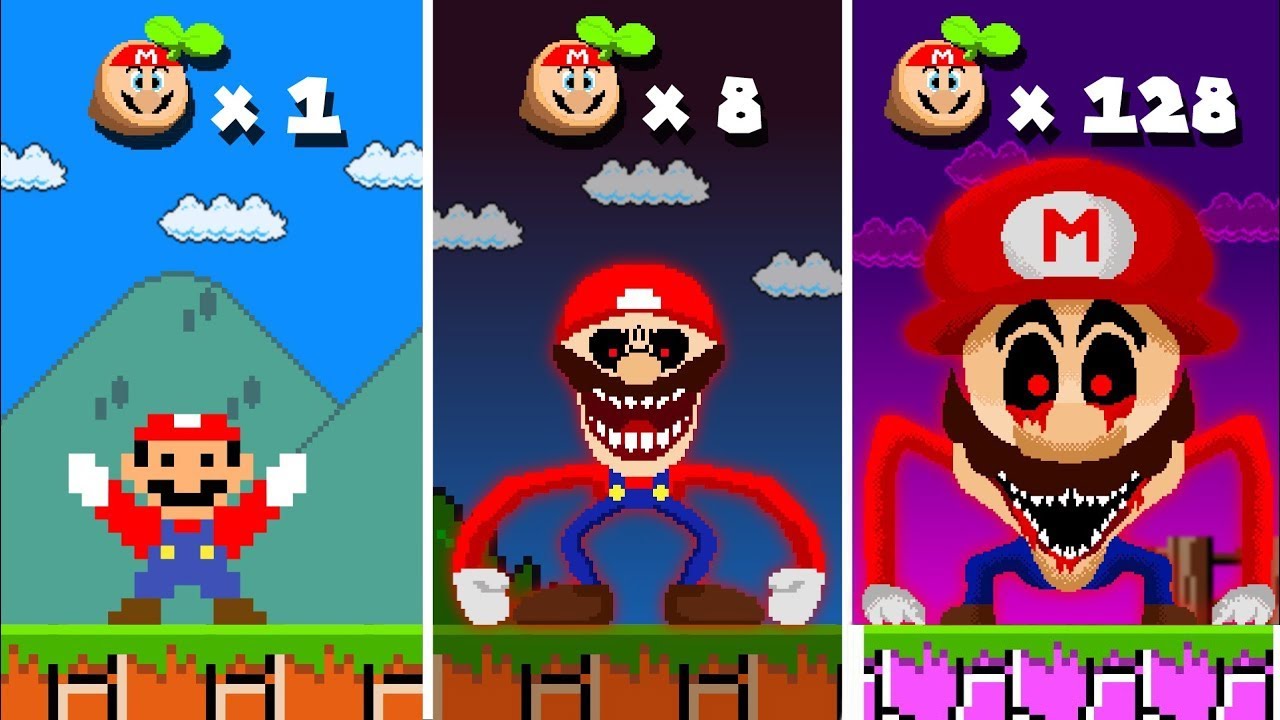 Super Mario Bros., but Long Mario's Body Keeps Stretching Endlessly!