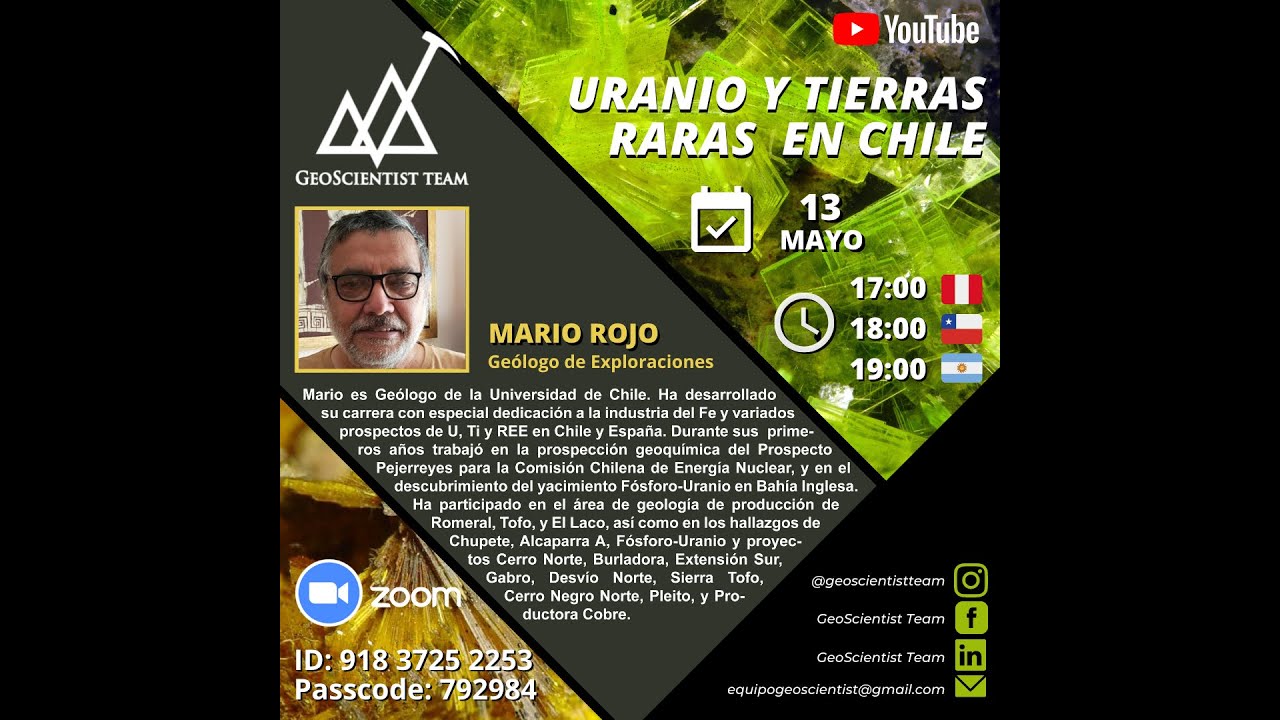 URANIO Y TIERRAS RARAS EN CHILE