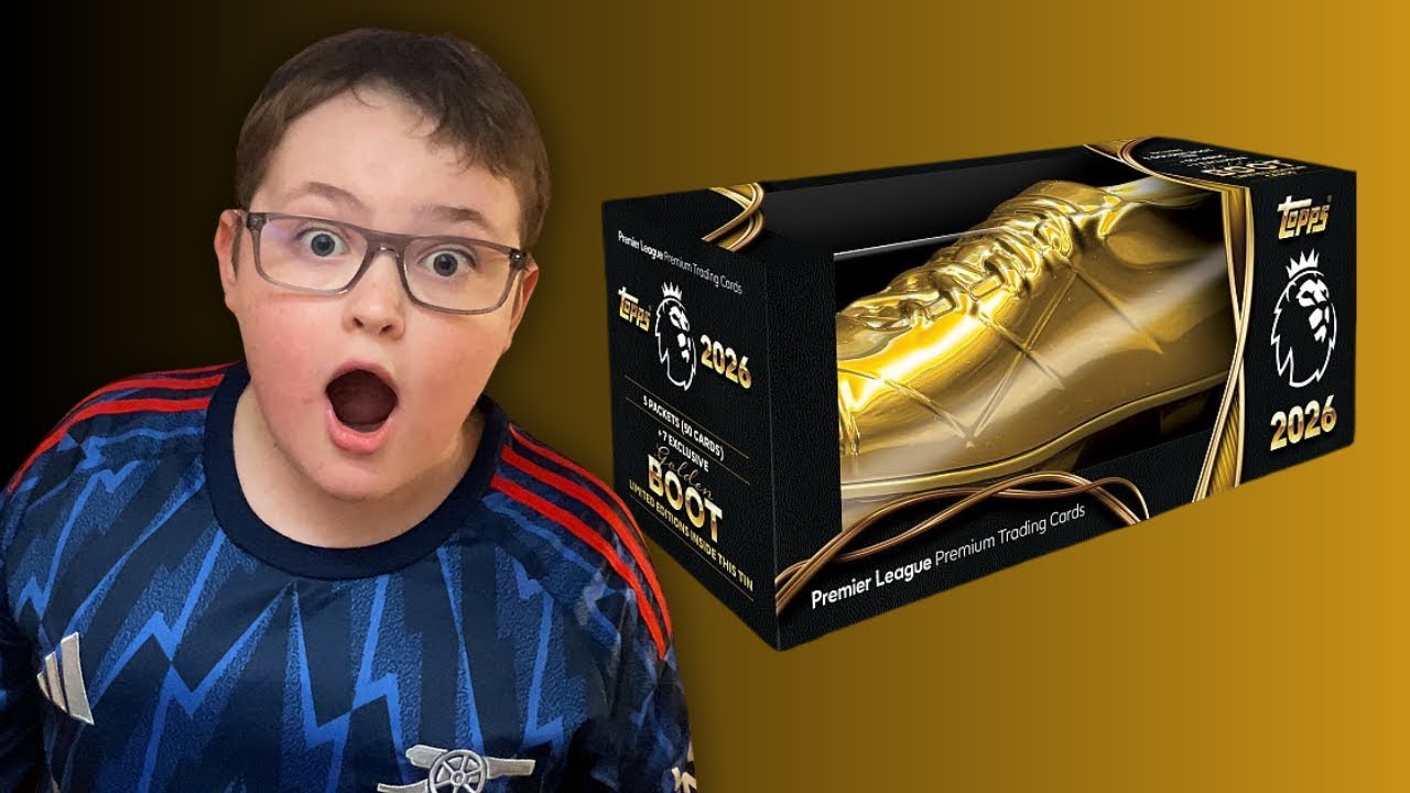 Unboxing A BRAND NEW Golden Boot Premier League Tin!