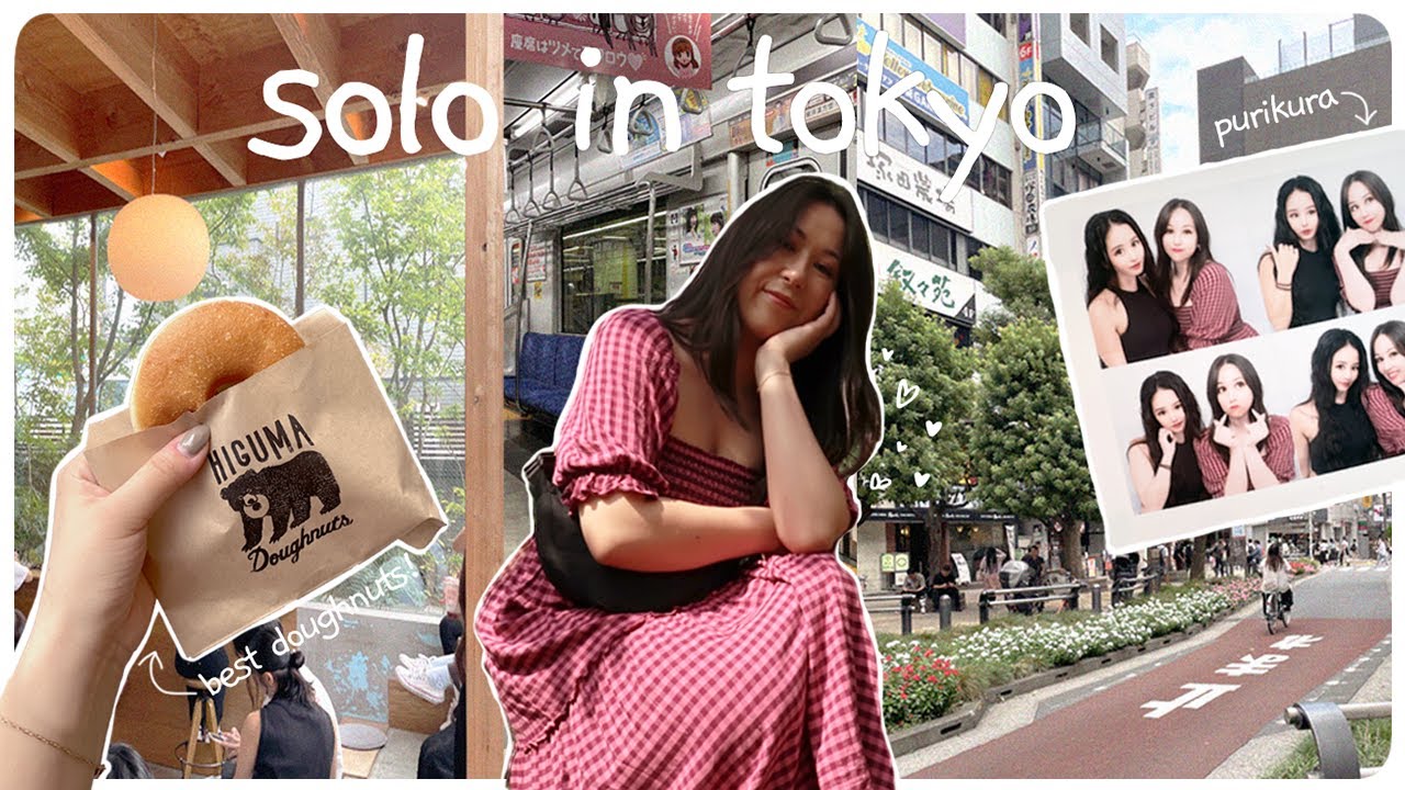 first day solo travelling in japan ♡₊⁺ cute cafes, nintendo store, yakiniku & more! | vlog ep.5