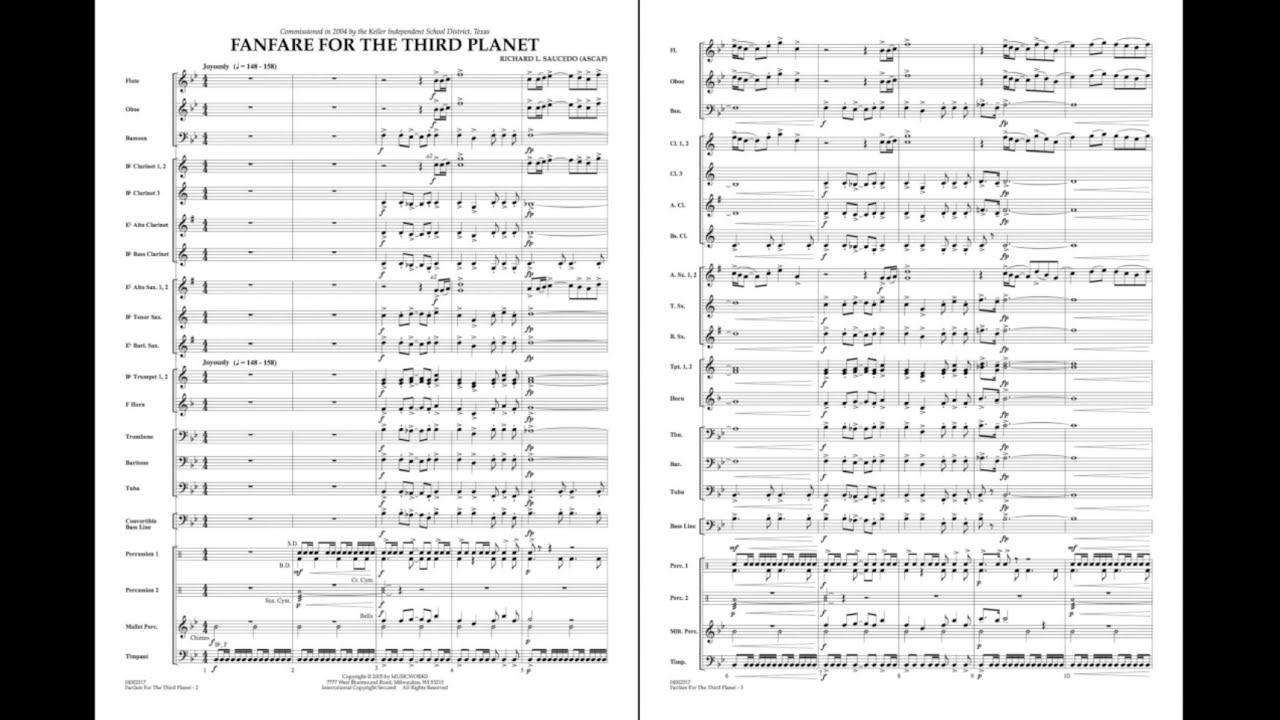Fanfare for the Third Planet by Richard L. Saucedo