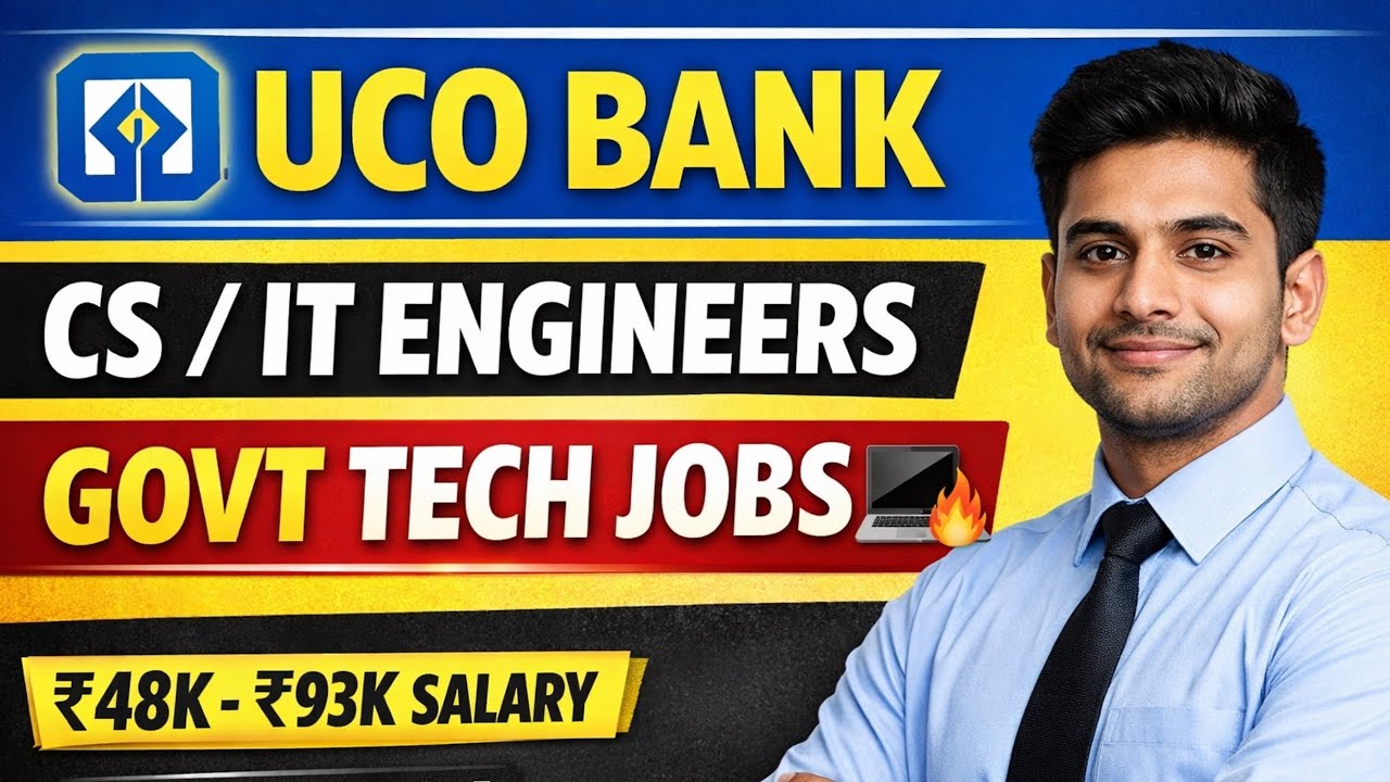 UCO Bank Recruitment 2026 🔥 CS / IT Engineers | High Salary Govt Tech Jobs 💻| #gate2026 #gate #psu