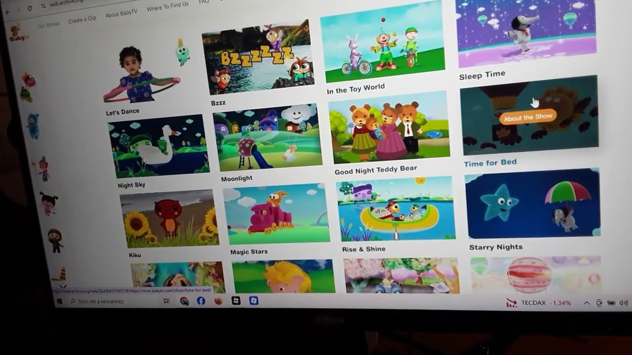 Baby TV Shows April 13