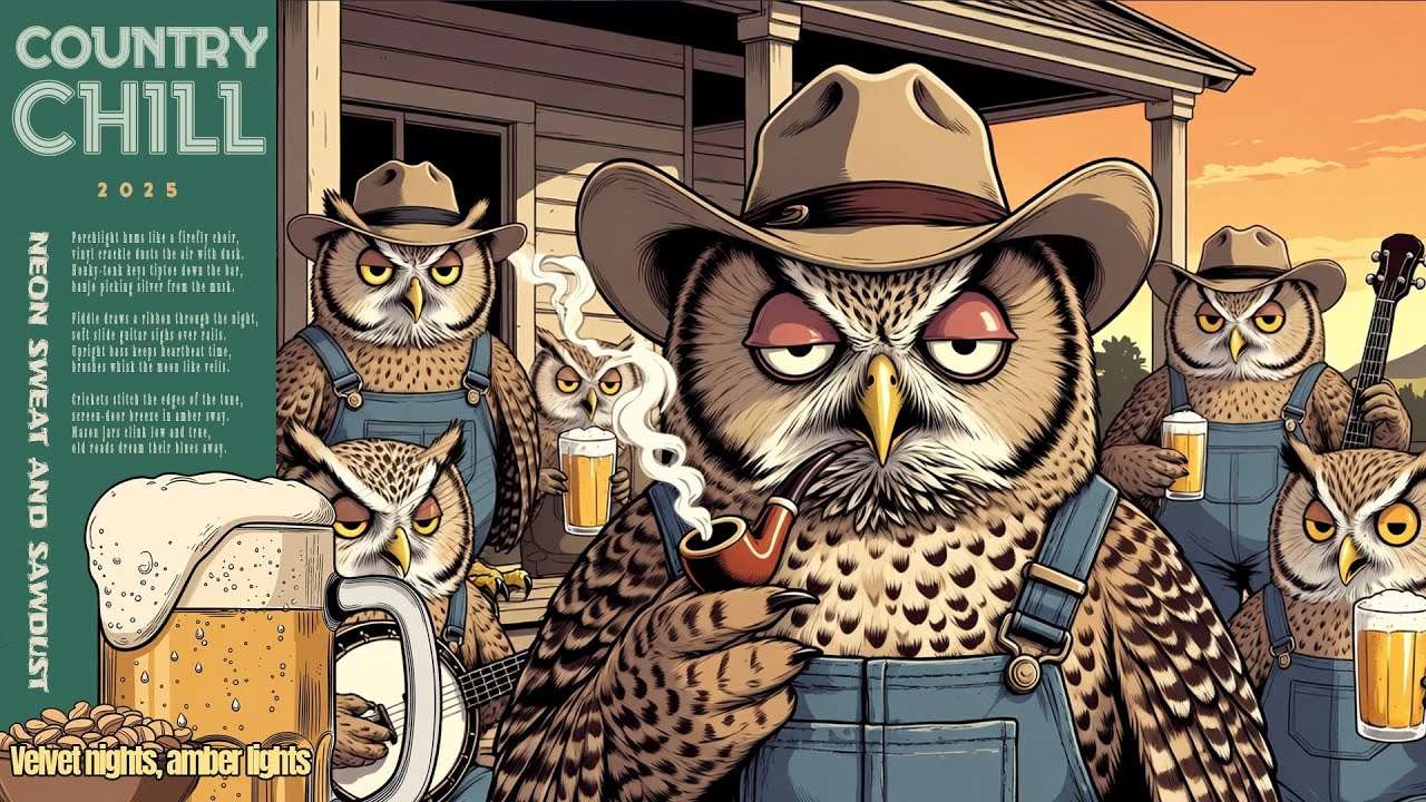 Chill COUNTRY VIBES: Relaxing Porchlight Beats & Fiddle Melodies