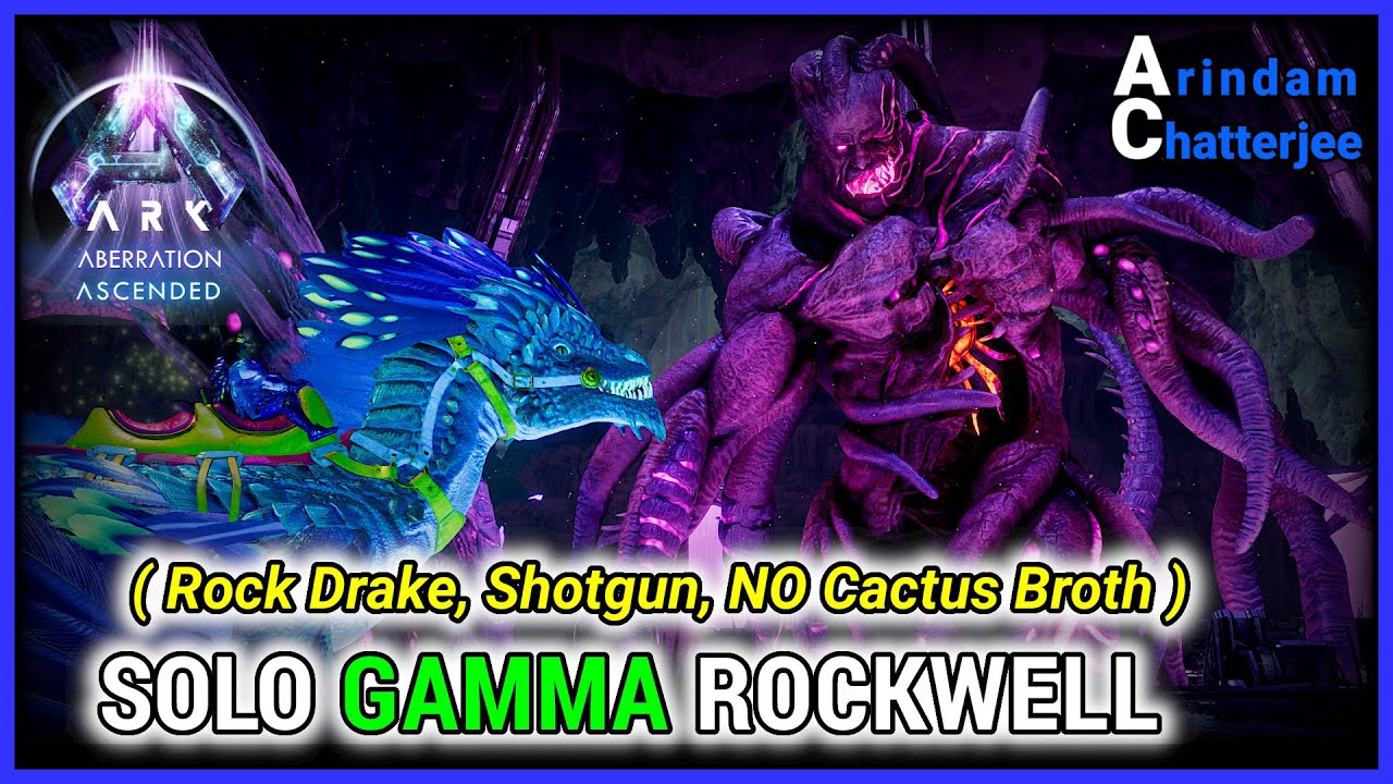 ARK Ascended Aberration - SOLO GAMMA ROCKWELL OFFICIAL DIFFICULTY (Rock Drake, Shotgun) - S3E58