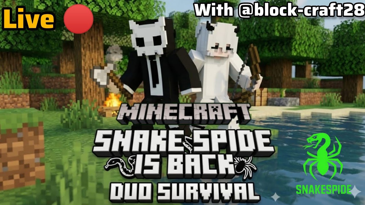 MANHUNT LIVE 🔴 WITH BLOCK CRAFT....