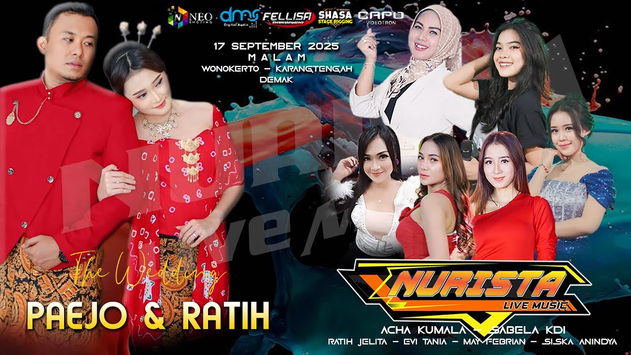 📡LIVE STREAMING || NURISTA LIVE MUSIC - Happy Wedding 