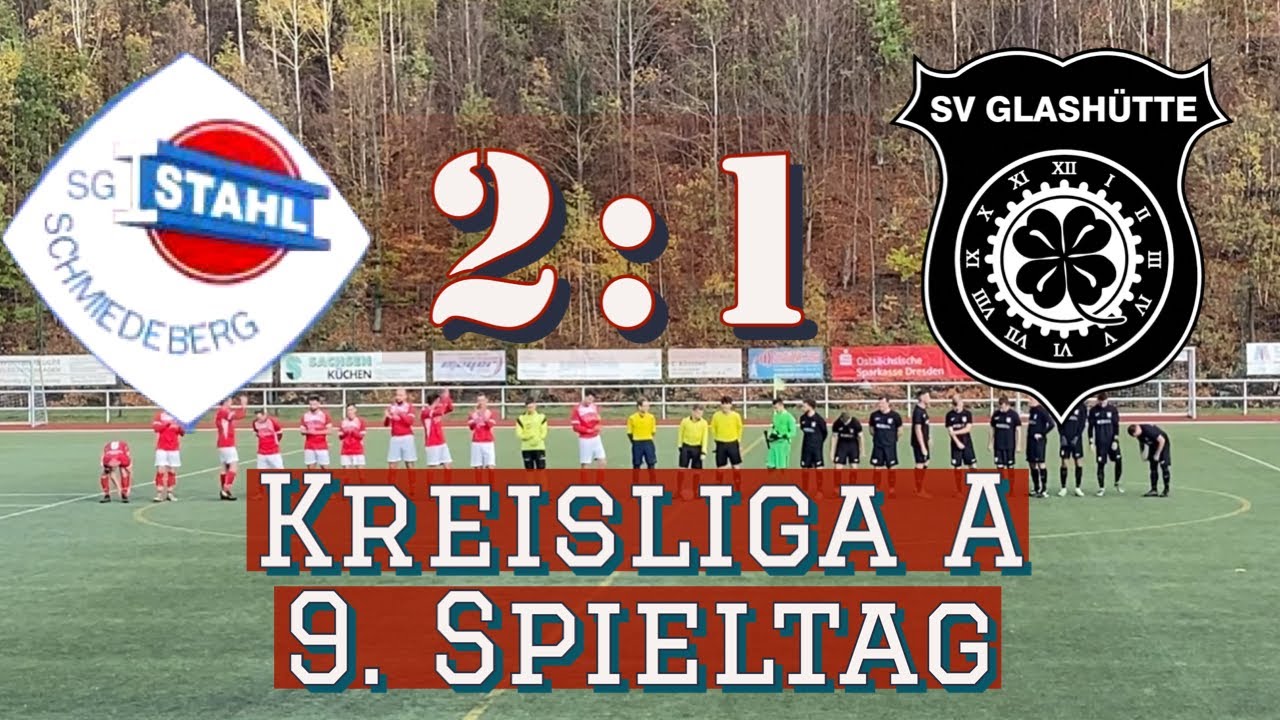 SV Glashütte bei Stahl Schmiedeberg 🖤🤍 Kreisliga A - 9. Spieltag ⚽️ 5.11.2022 | Highlights