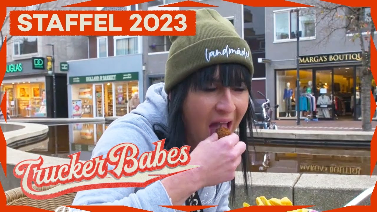 Kulinarisches Neuland für Trucker Babe Jessy auf ihrer Hollandtour | Trucker Babes | Kabel Eins