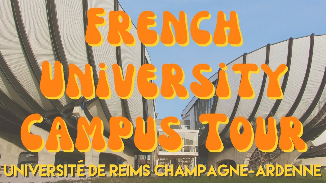 What a Public University Campus in France Really Looks Like | Campus Tour of URCA in Reims, France