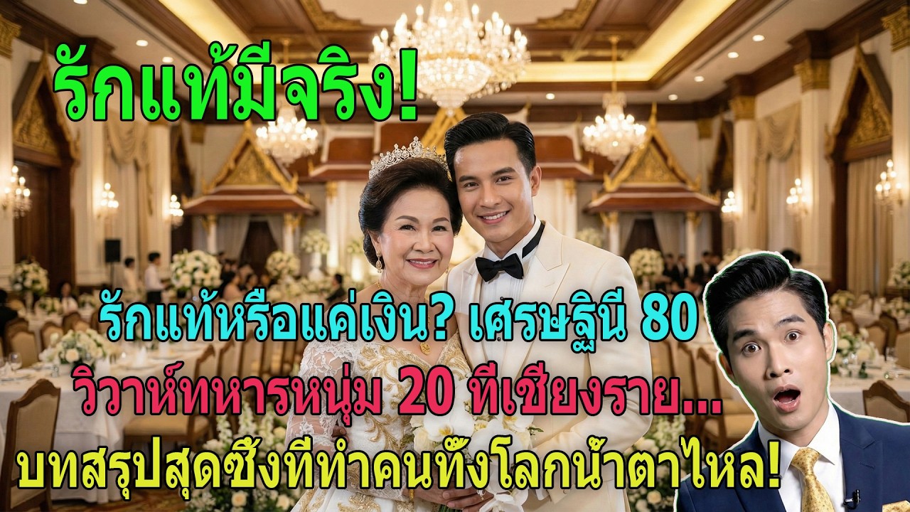 รักแท้หรือแค่เงิน เศรษฐินี 80 วิวาห์ทหารหนุ่ม 20 ที่เชียงราย... บทสรุปสุดซึ้งที่ทำคนทั้งโลกน้ำตาไหล!
