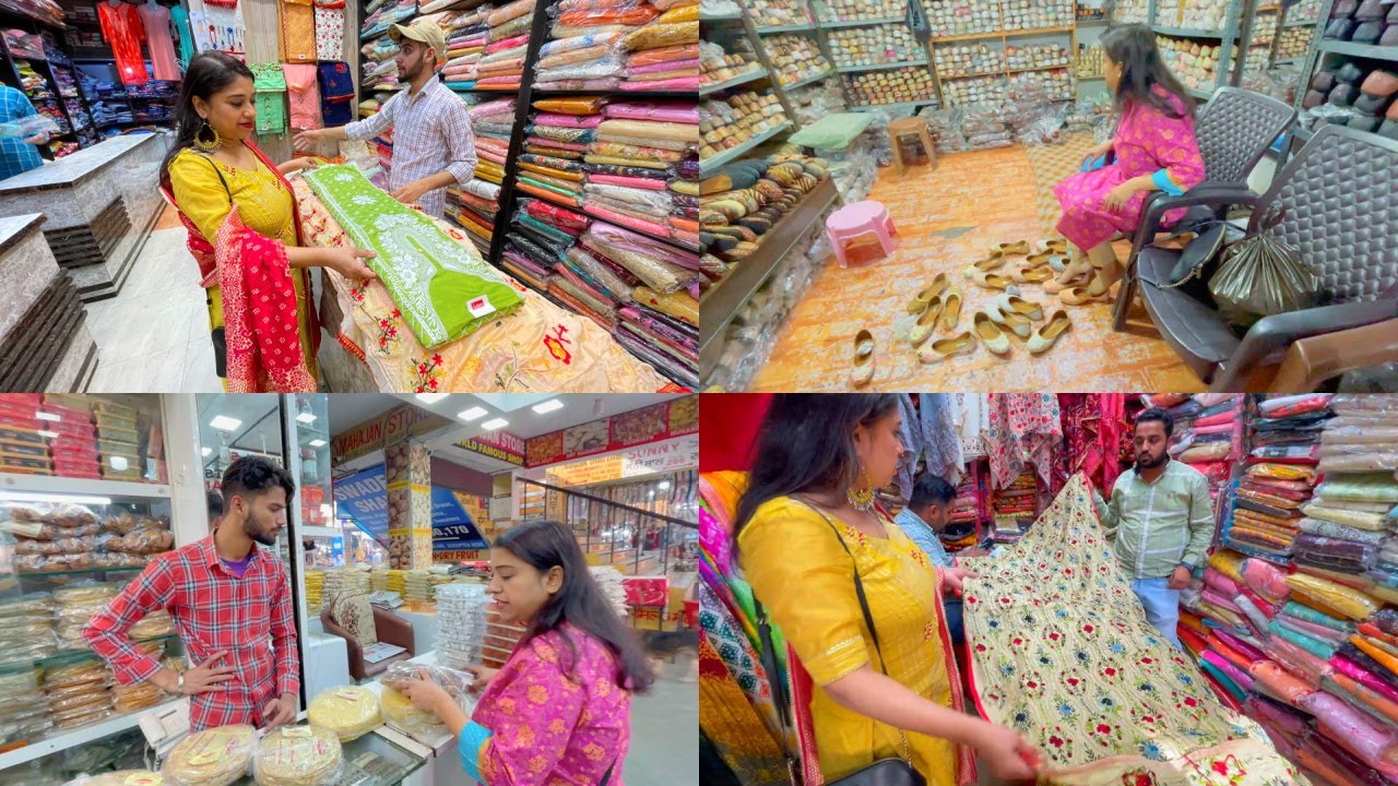 Phulkari Dupatta, Jutti, Punjabi Vadi Sabki Shopping  🛍 कर ली इतने सस्ते में | Amritsar Market | IMS