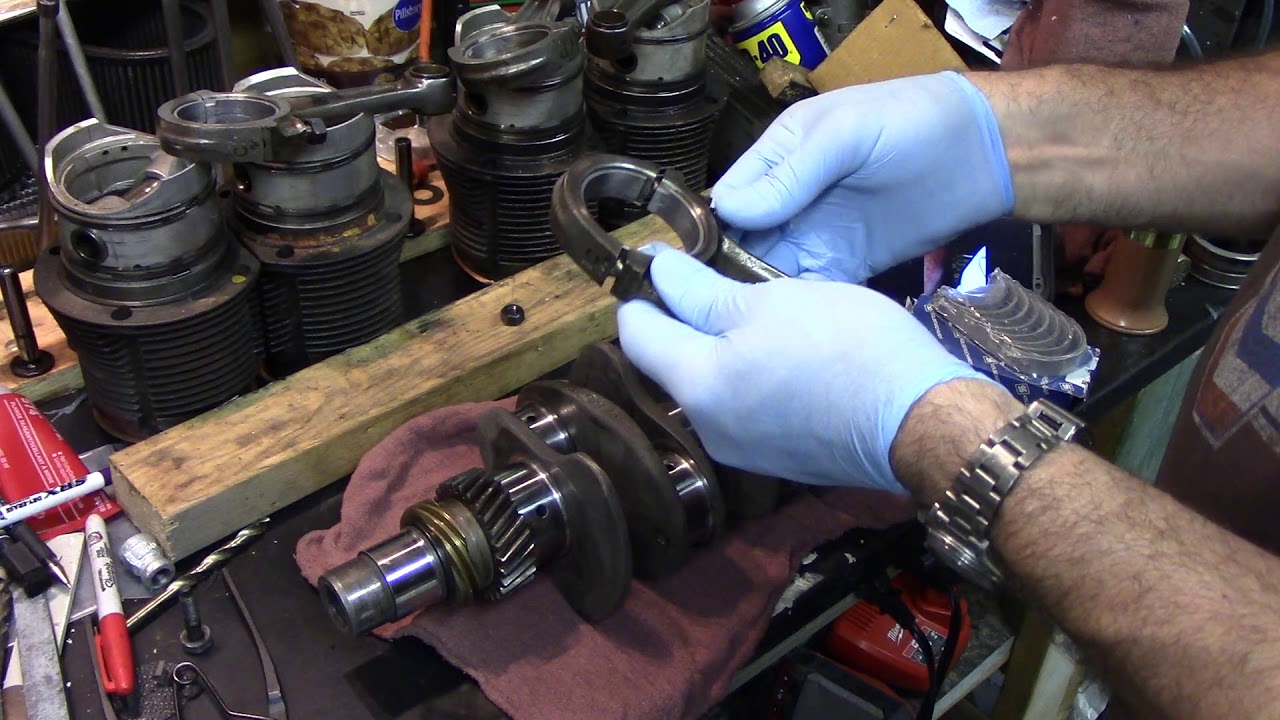 Porsche 912 Engine Rebuild Part 15, Crankshaft assembly