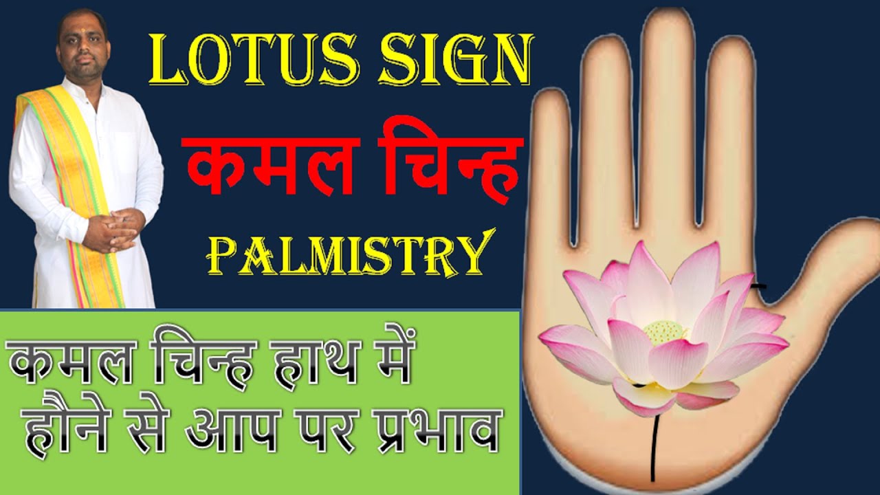 कमल चिन्ह (Lotus sing )||हस्तरेखा ज्ञान || hast rekha basics  #palmistry