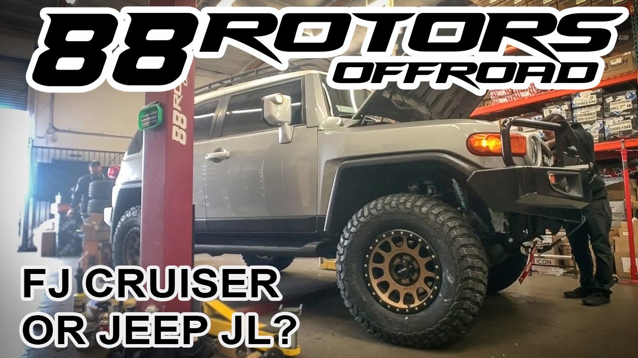 Toyota FJ Cruiser Kings Lift on 35's & Jeep JL Rubicon Mopar Lift on 37's