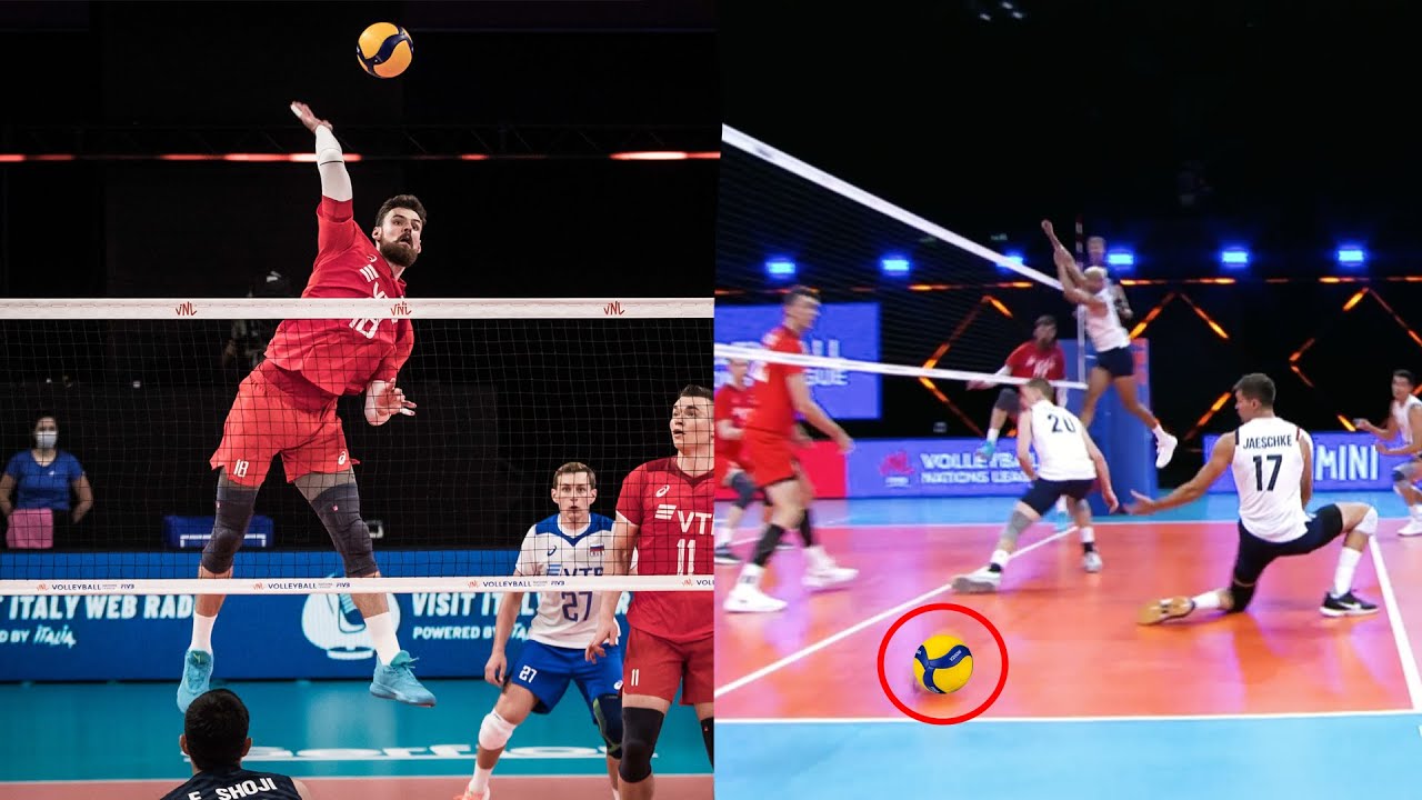 Egor Kliuka in VNL 2021 | Monster Volleyball Spikes