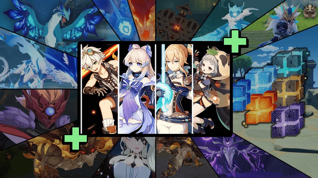 Full Healer Party Against All Bosses In The Game [2.2 Patch/Kokomi Release] - Genshin Impact