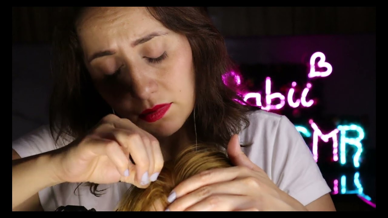 ASMR👾Te quito  los PIOJOS🙅🏻‍♀️
