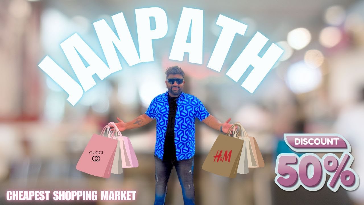 Cheapest Shopping Market in Delhi - Janpath Market 🛍️ | Best Budget Shopping in Delhi