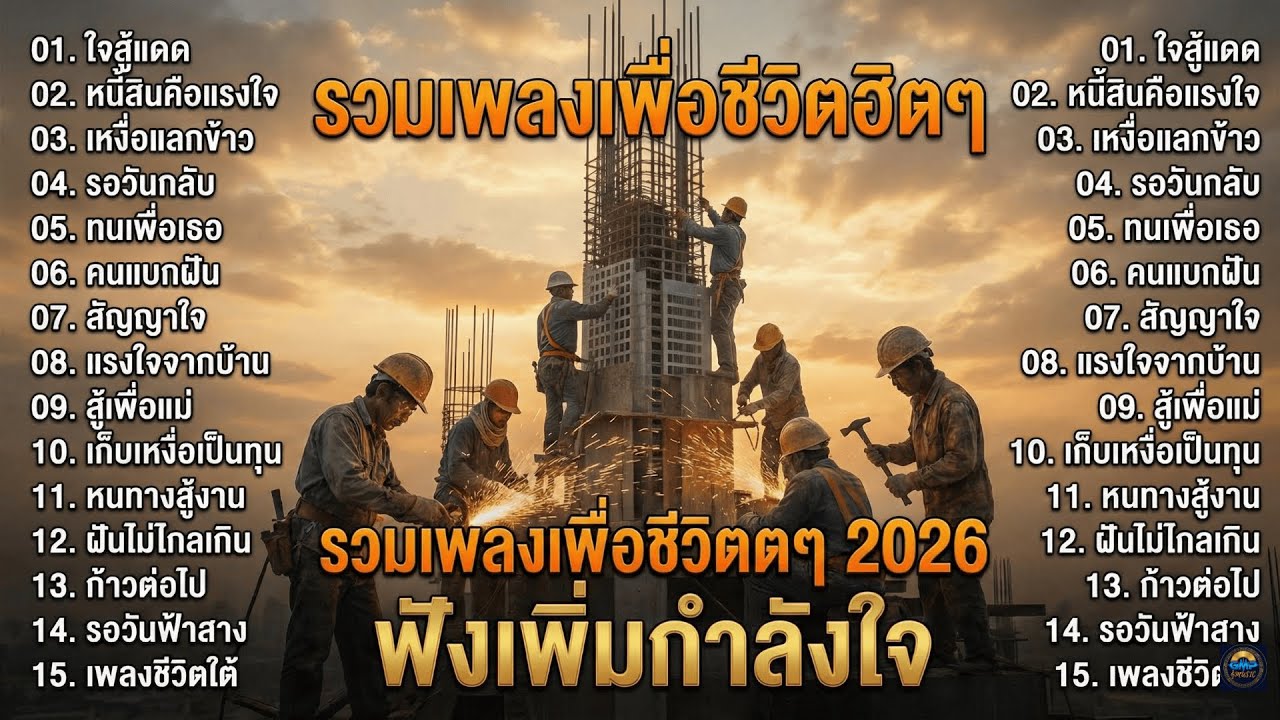 รวมเพลงเพื่อชีวิต สำหรับคนทำงาน ฟังสบายๆ ยาวๆ