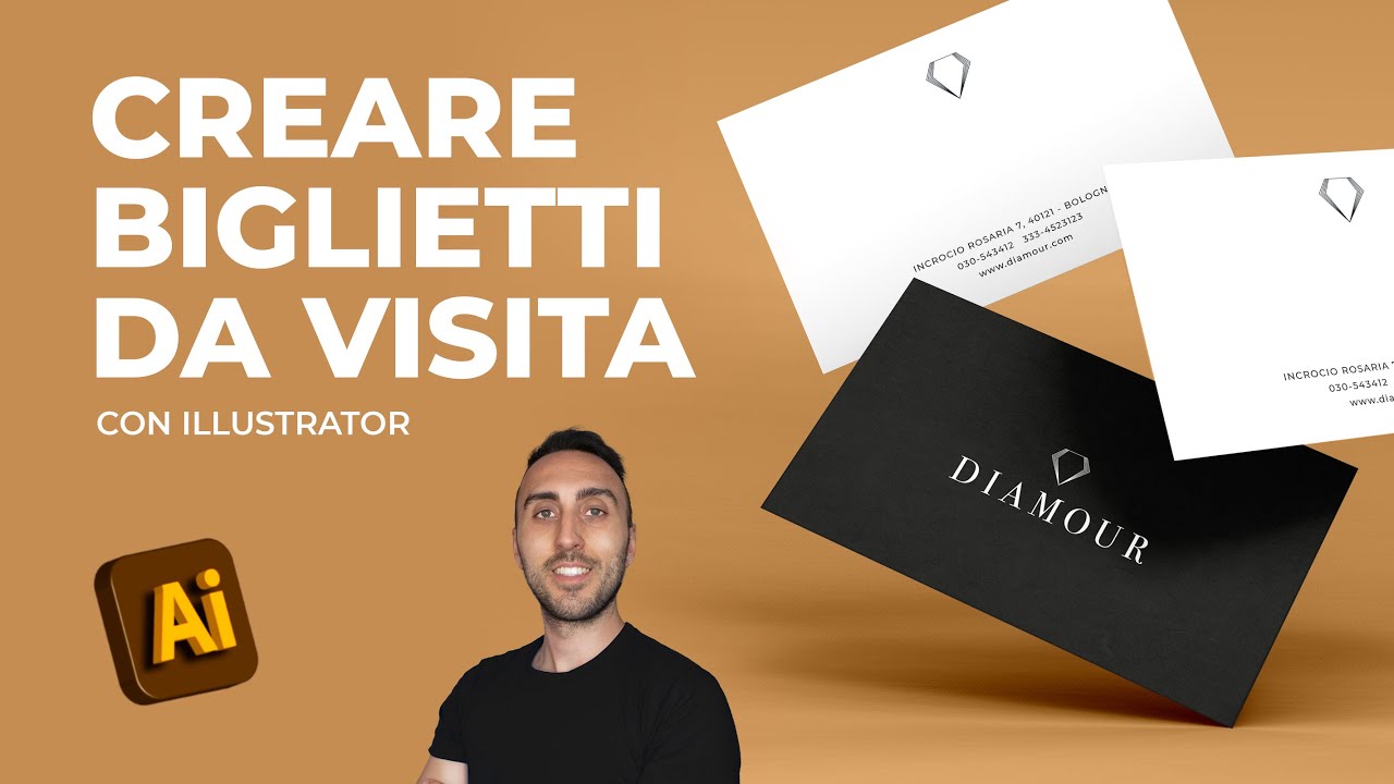 Come creare un biglietto da visita con Illustrator