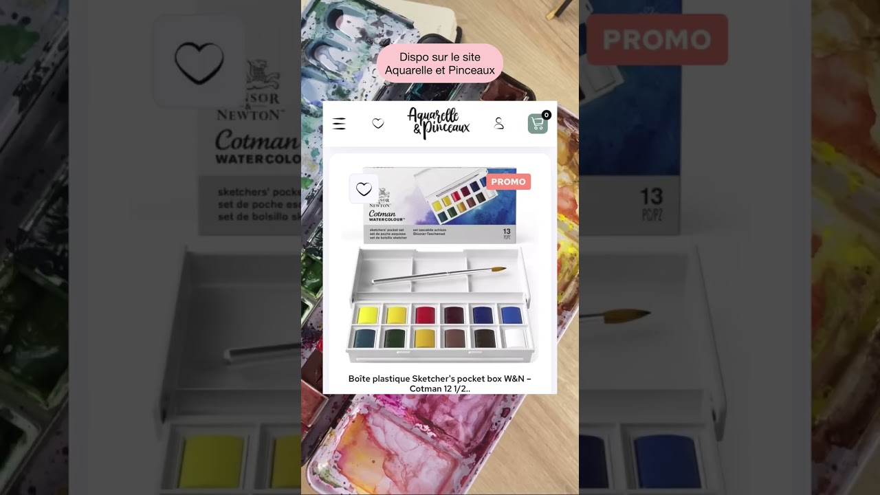 Quelle palette choisir pour commencer l'aquarelle ? Conseil mat&eacute;riel pour petit budget.