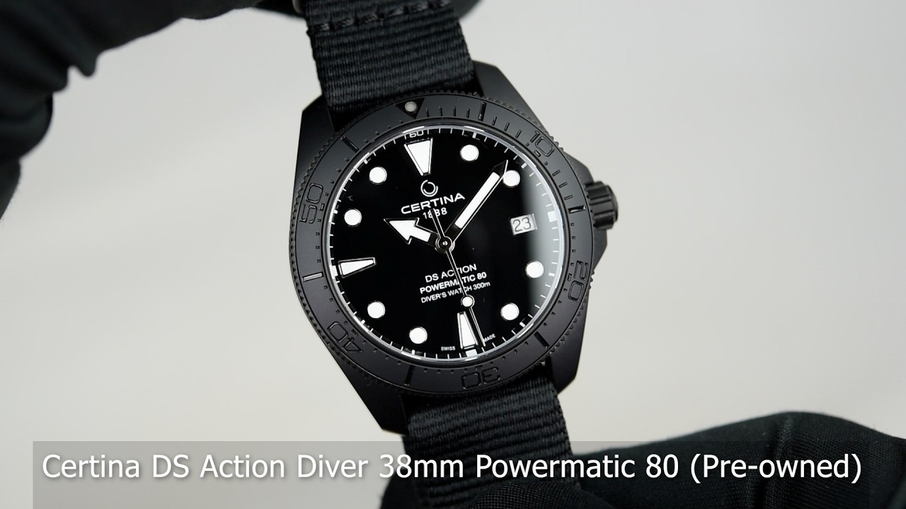 Часы Certina DS Action Diver 38mm Powermatic 80 C048.807.38.051.00 (б/у)